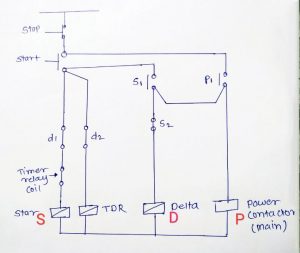 Star Delta Control Wiring Diagram With Timer Wiring Work