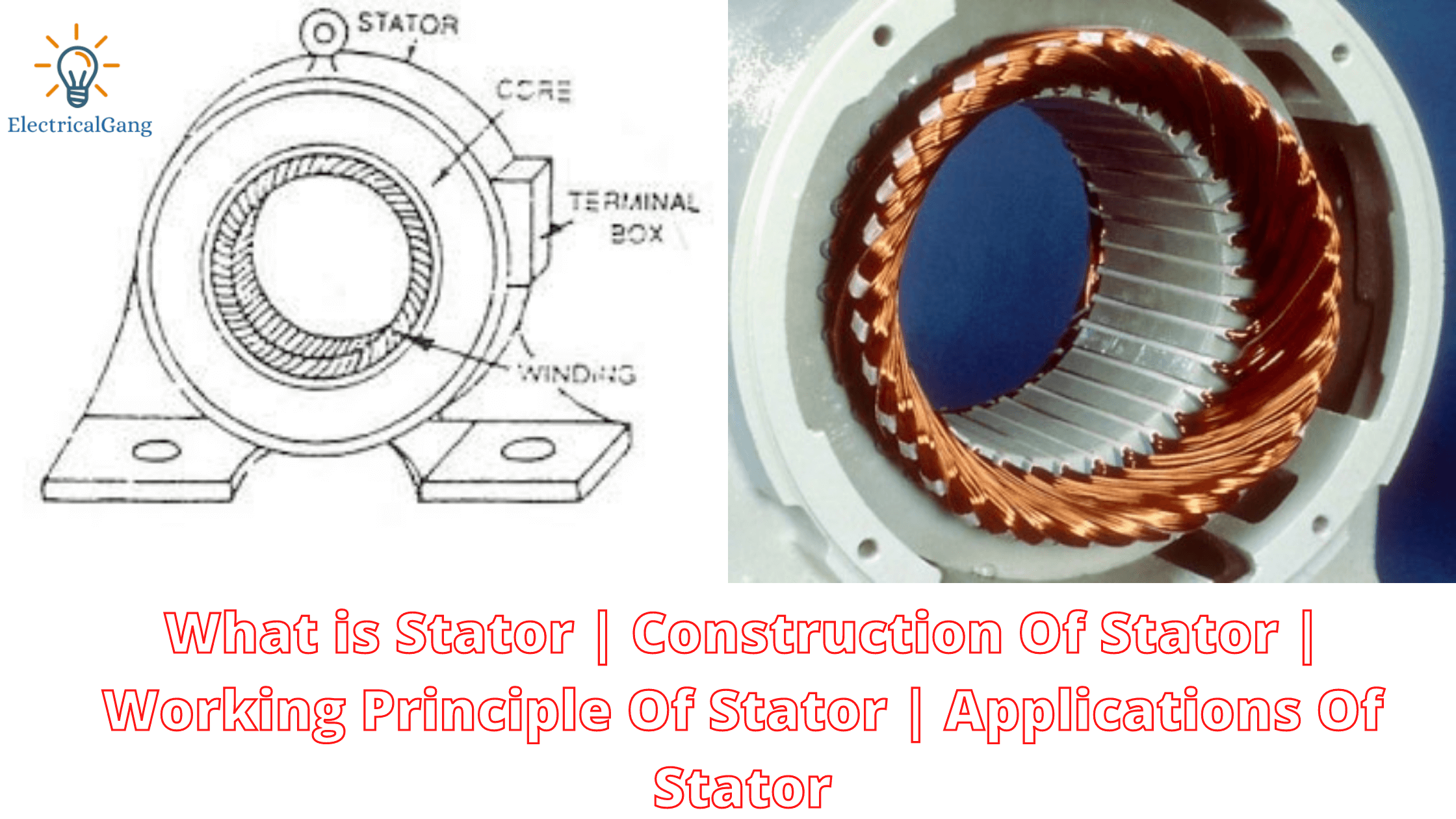 What Is Stator? | Construction of Stator | ElectricalGang