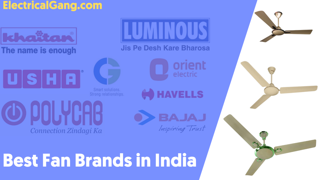 Best Fan Brands in India 