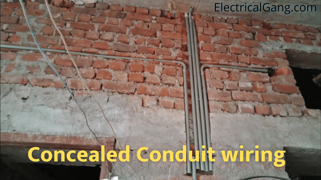 Concealed Conduit wiring