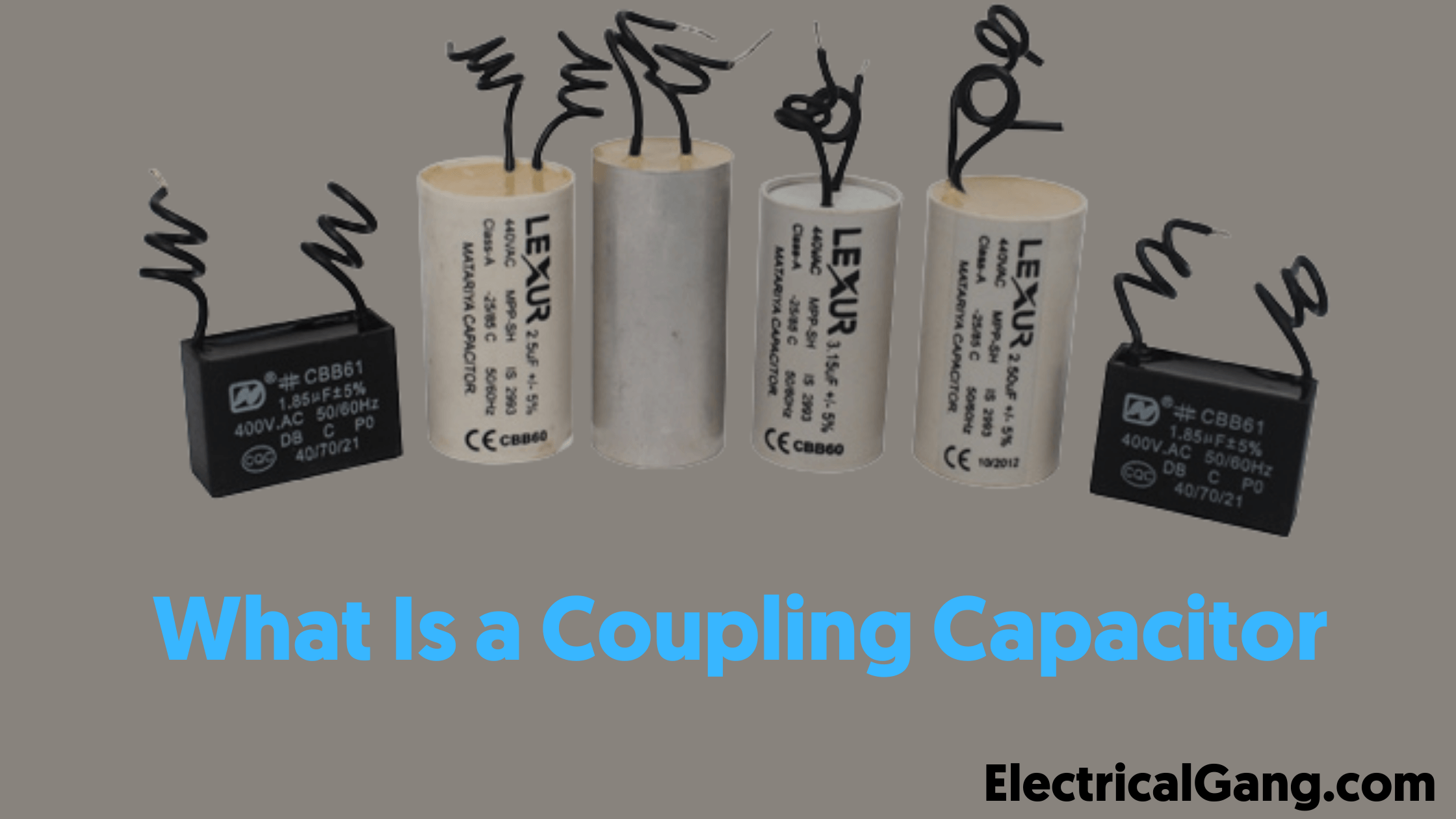 What Is a Coupling Capacitor | Construction of Coupling Capacitor ...