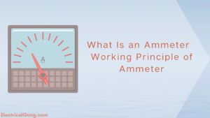 Working Principle of Ammeter