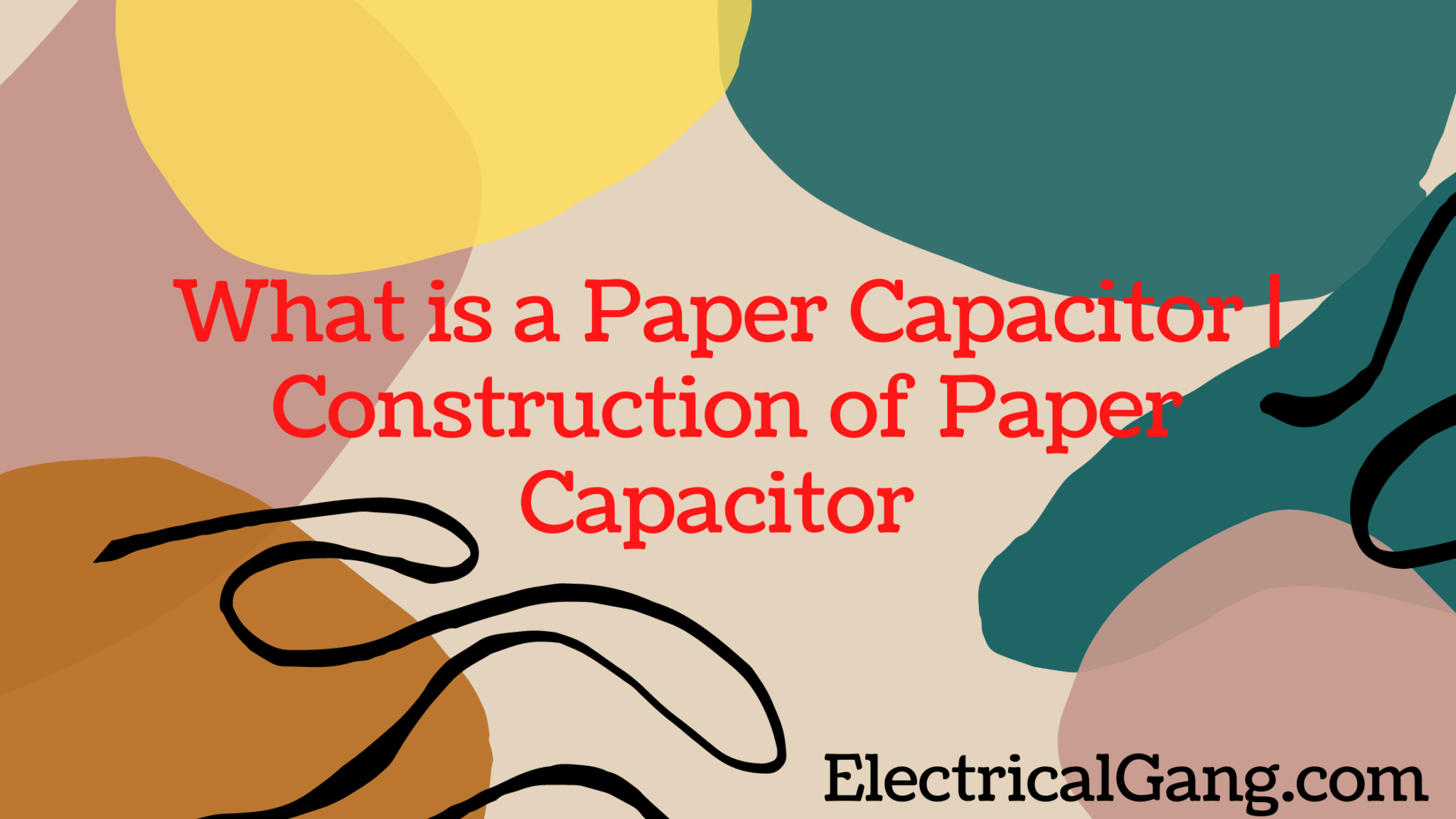 define the term paper capacitor