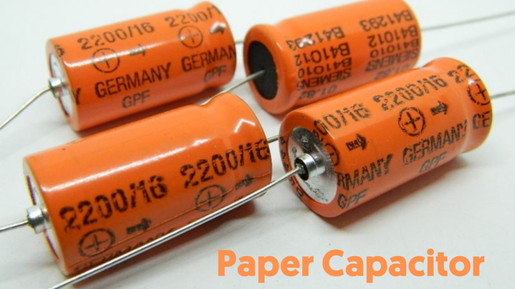 Paper capacitor