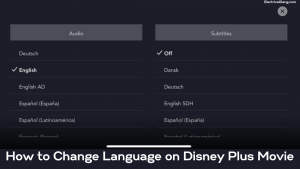 How to Change Language on Disney Plus Movie