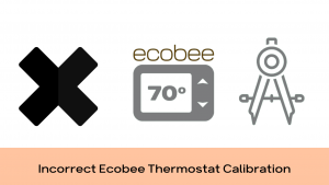 Incorrect Ecobee Thermostat Calibration