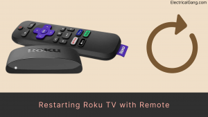 Restarting Roku TV with Remote