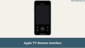 Apple TV Remote interface