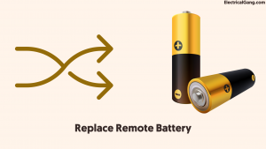 Replace Remote Battery