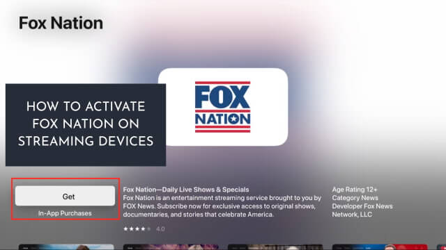 How to Activate Fox Nation on Streaming Devices