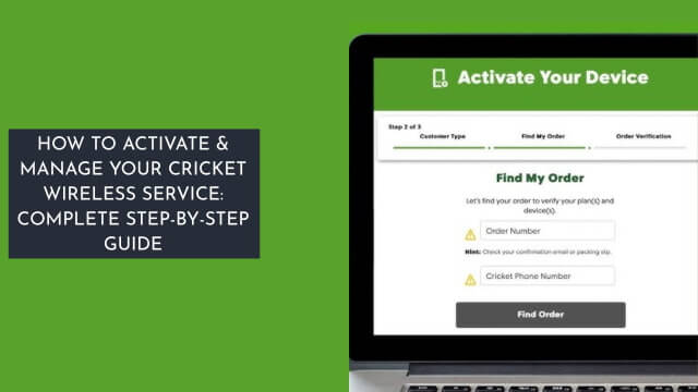 How to Activate & Manage Your Cricket Wireless Service Complete Step-by-Step Guide
